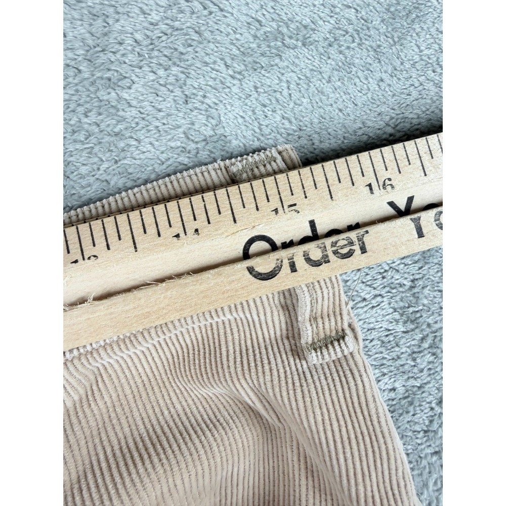 Levi's White Tab Corduroy Flare Pants Womens Tan Low Rise Y2K - Picture 6 of 11
